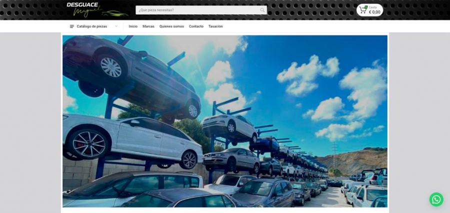 Desguace Miguel es una empresa dedicada a la venta de piezas de automoción tambien ofrecen un servicio de mantenimiento de coche.
