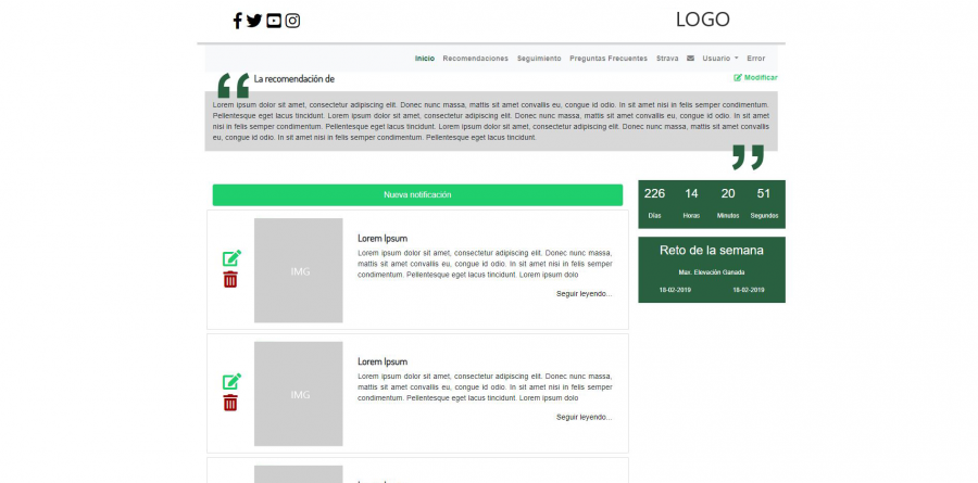 Intranet Fidelización de Participantes